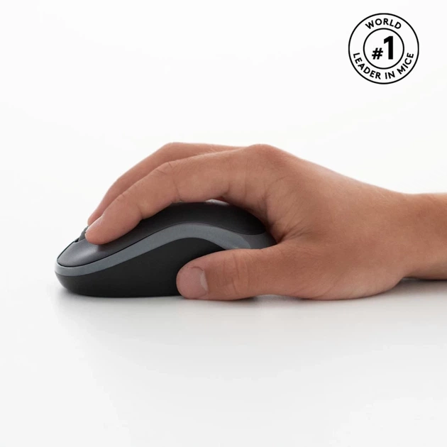 Комплект клавіатура + миша Logitech MK270 бездротовий USB 2.4 GHz US розкладка Black (5099206039148) - Фото 7 Комплект клавіатура + миша Logitech MK270 бездротовий USB 2.4 GHz US розкладка Black (5099206039148) - зображення 7