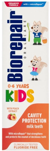 Зубна паста Biorepair Kids персик 50 мл (8017331097137) - зображення 2