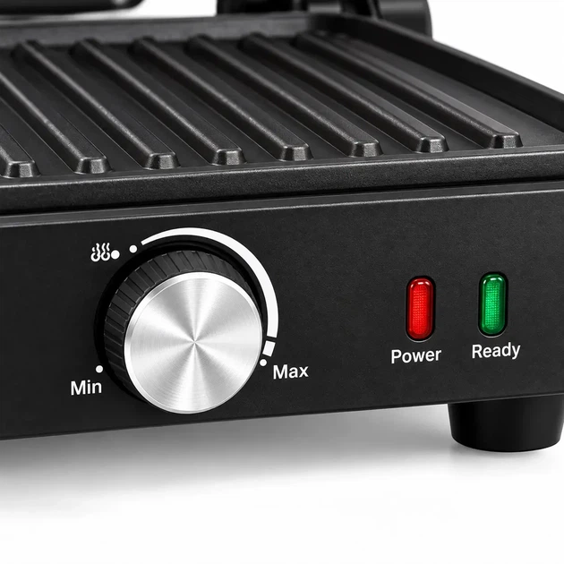 Електрогриль 1500 Вт minMAX MG-8820 контактний з антипригарним покриттям - изображение 5