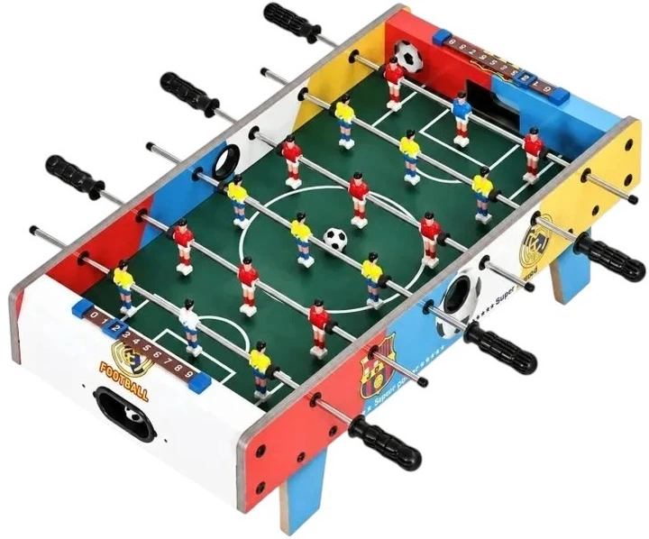 Mini piłkarzyki stołowe dla dzieci EcoToys 70x35 cm HM328956 (5905817013586) - obraz 2