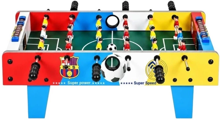 Mini piłkarzyki stołowe dla dzieci EcoToys 70x35 cm HM328956 (5905817013586) - obraz 3