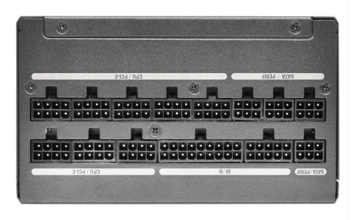 Блок живлення 1300 Вт, Super Flower LEADEX VII XG, Black, модульний, 80+ Gold, Active PFC, 14 см FDB, 4xMolex / 12xSATA / 1x16-pin / 4x6+2-pin / 2x4+4-pin / 1x20+4-pin, захист OVP/OCP/OPP/SCP/UVP/OTP/NLO/SIP, ATX3.1 (SF-1300F14XG) - изображение 3