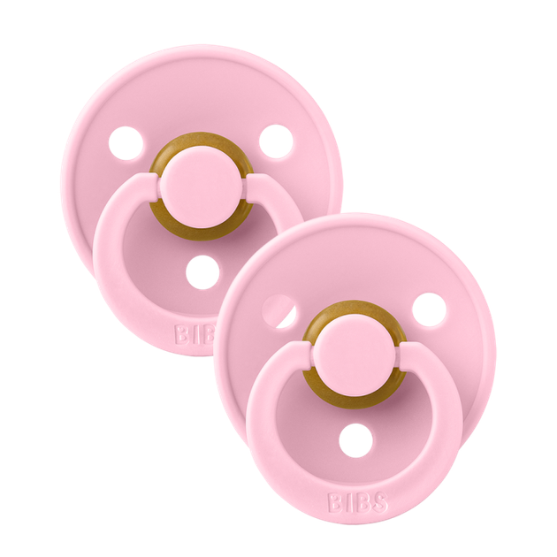Пустушка BIBS 0-6 m Colour Latex Round Pink, 2 шт - Фото 1 Пустушка BIBS 0-6 m Colour Latex Round Pink, 2 шт - изображение 1