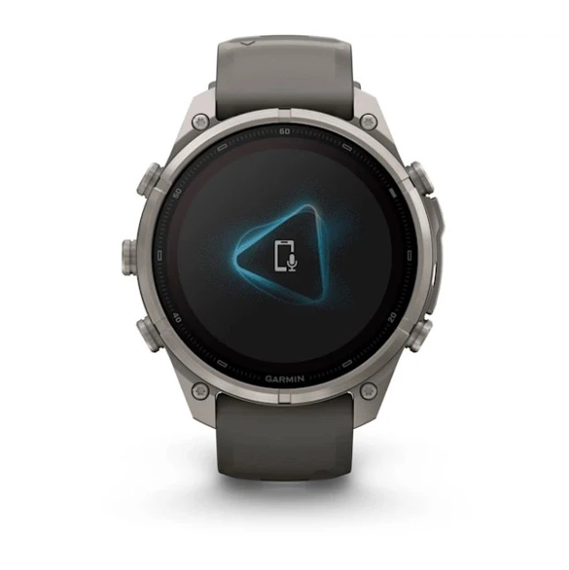 Смарт-годинник GARMIN Fenix 9 Pro inReach Solar 47mm Titanium with Pebble Gray/Silver Gray Silicone Band (010-04338-05/06) - Фото 7 Смарт-годинник GARMIN Fenix 9 Pro inReach Solar 47mm Titanium with Pebble Gray/Silver Gray Silicone Band (010-04338-05/06) - зображення 7