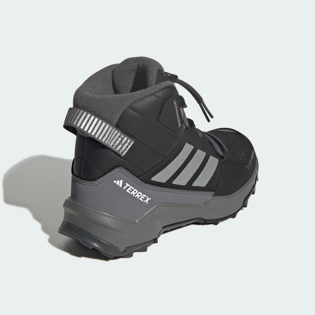 Детские туристические ботинки Terrex Ax4r Mid CLIMAWARM+ Kids adidas JH5490 (33 EUR) черный (4067907392429) - изображение 6