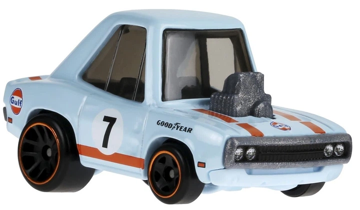 Колекційна машинка Hot Wheels Silver Series Tooned Gulf Racing '70 Dodge Charger 1:64 (JCB63) (0194735267385) - Фото 2 Колекційна машинка Hot Wheels Silver Series Tooned Gulf Racing '70 Dodge Charger 1:64 (JCB63) (0194735267385) - зображення 2