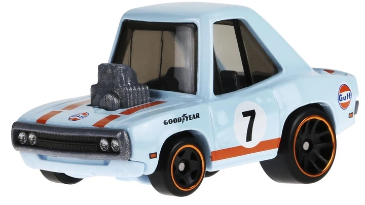 Колекційна машинка Hot Wheels Silver Series Tooned Gulf Racing '70 Dodge Charger 1:64 (JCB63) (0194735267385) - Фото 3 Колекційна машинка Hot Wheels Silver Series Tooned Gulf Racing '70 Dodge Charger 1:64 (JCB63) (0194735267385) - зображення 3