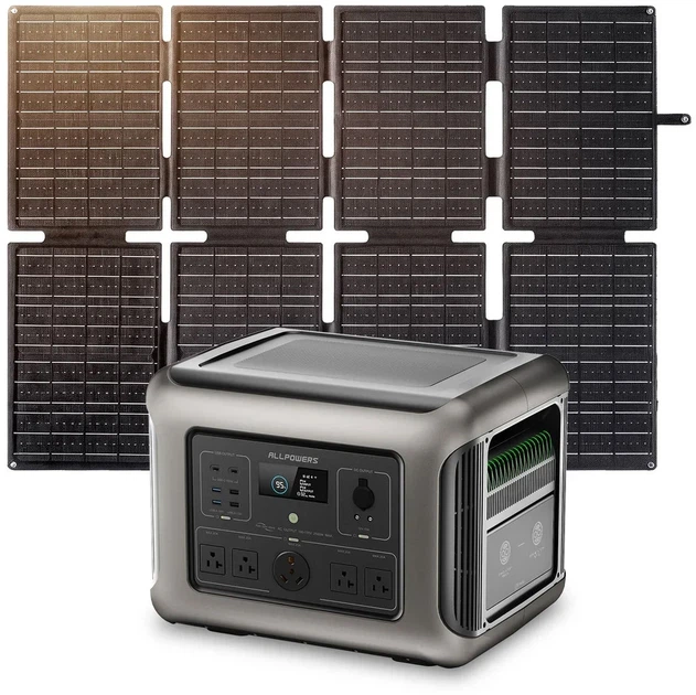 Портативная зарядная станция ALLPOWERS R2500 2500 Вт, 2016 Вт·ч, 48 В, 42 А·ч, аккумулятор LiFePO4 (5906651698045) - изображение 6