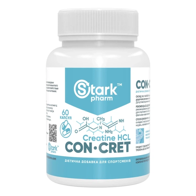 Креатин Stark Pharm Con-Cret 750mg 60caps (4829888000126) - изображение 2