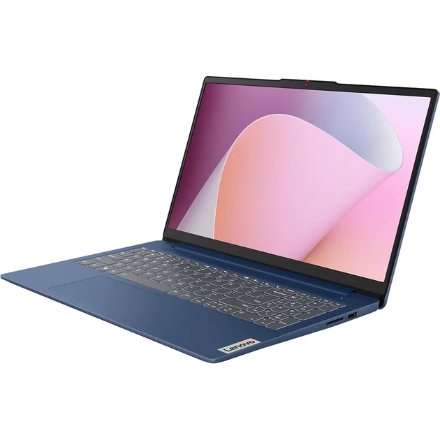Ноутбук Lenovo IdeaPad Slim 3 (82XQ01BJRM), AMD Ryzen 5 40, 15.6″, RAM 8 ГБ LPDDR5, SSD 512 ГБ, AMD Radeon 610M, Без ОС, Синій - зображення 4
