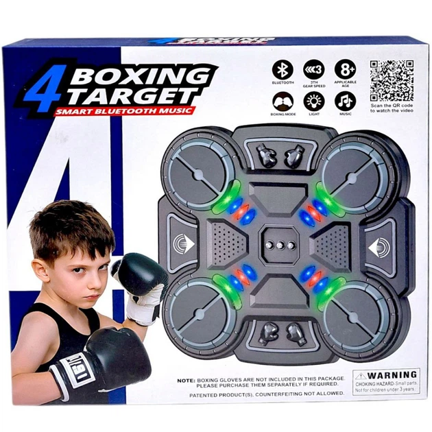 Електронна боксерська мішень Boxing Target для дітей настінний тренажер для боксу з підсвічуванням і музикою - зображення 8