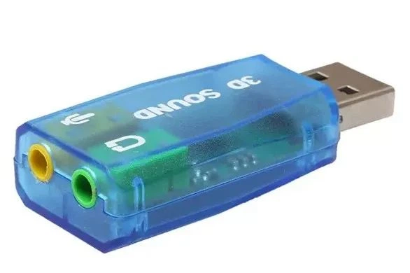Адаптер Gembird SC-USB-02, USB to Audio - Фото 1 Адаптер Gembird SC-USB-02, USB to Audio - изображение 1