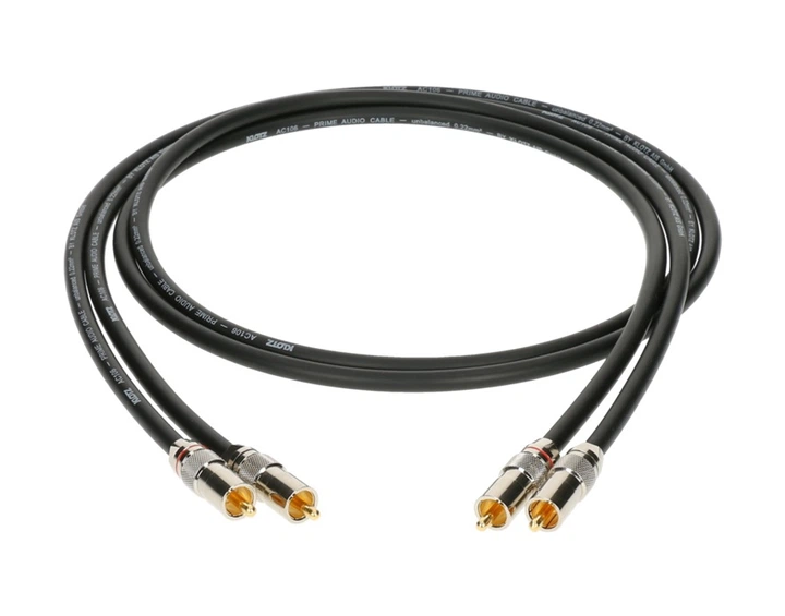 Кабель комутаційний KLOTZ AUDIOLEAD BLACK 0.3M 2 PCS (RCA - RCA, GOLD CONTACTS) (303688) - Фото 2 Кабель комутаційний KLOTZ AUDIOLEAD BLACK 0.3M 2 PCS (RCA - RCA, GOLD CONTACTS) (303688) - зображення 2