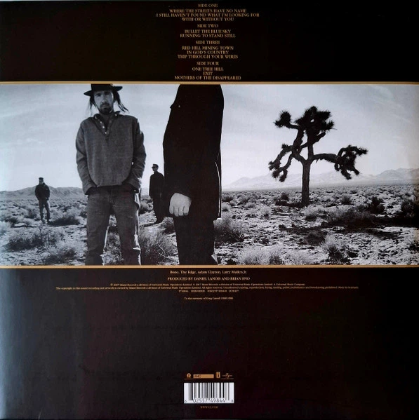 Вінілова платівка U2 - The Joshua Tree (Vinyl, LP, Album, Reissue, Remastered) - Фото 4 Вінілова платівка U2 - The Joshua Tree (Vinyl, LP, Album, Reissue, Remastered) - изображение 4