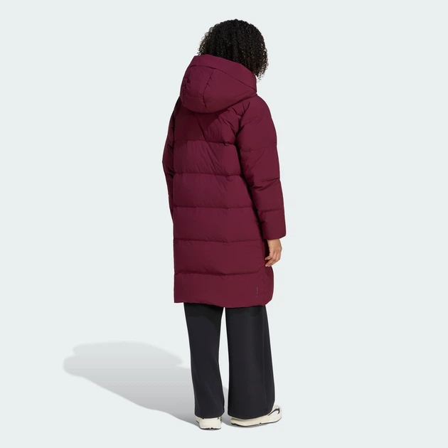Жіноча куртка HELIONIC DOWN PUFFER adidas KG0226 (S) бордовий (4068804680312) - зображення 2