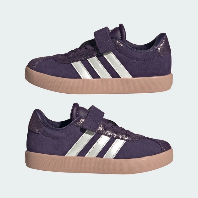 Детские кроссовки VL Court 3.0 Kids adidas JP7836 (31 EUR) фиолетовый (4068801862209) - Фото 8 Детские кроссовки VL Court 3.0 Kids adidas JP7836 (31 EUR) фиолетовый (4068801862209) - изображение 8
