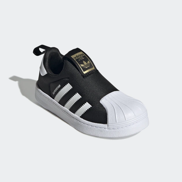 Детские кроссовки-слипоны Superstar 360 adidas GX3231 (34 EUR) черный (4065419566352) - изображение 5