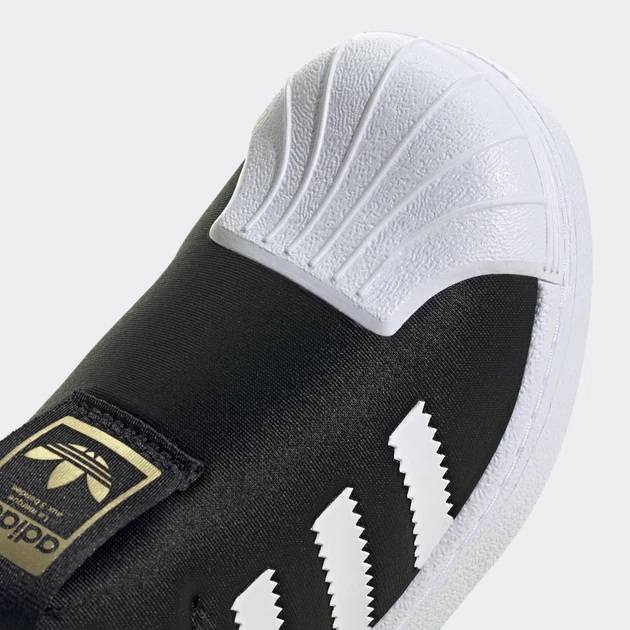 Детские кроссовки-слипоны Superstar 360 adidas GX3231 (34 EUR) черный (4065419566352) - изображение 9