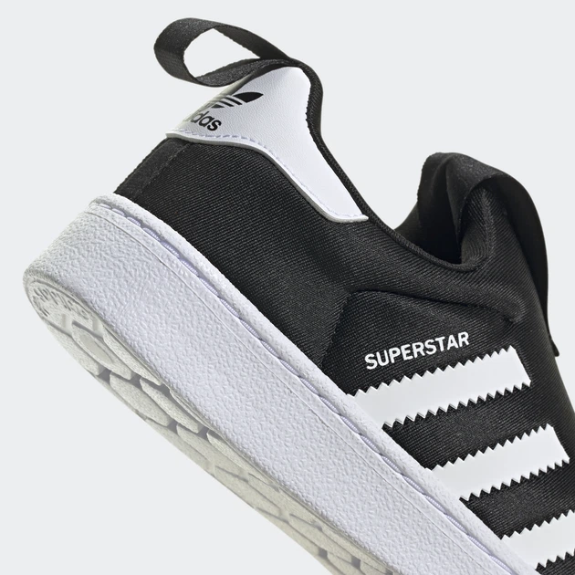 Детские кроссовки-слипоны Superstar 360 adidas GX3231 (34 EUR) черный (4065419566352) - изображение 10