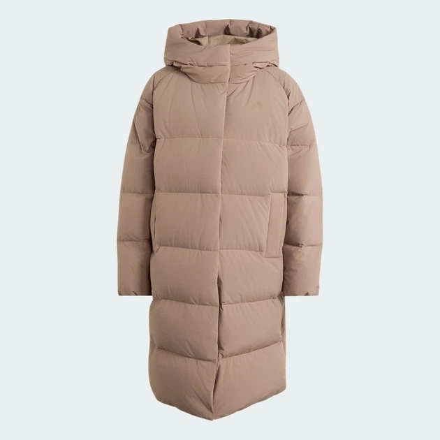 Жіноча куртка HELIONIC DOWN PUFFER adidas KG0225 (XS) бежевий (4068804684334) - зображення 6