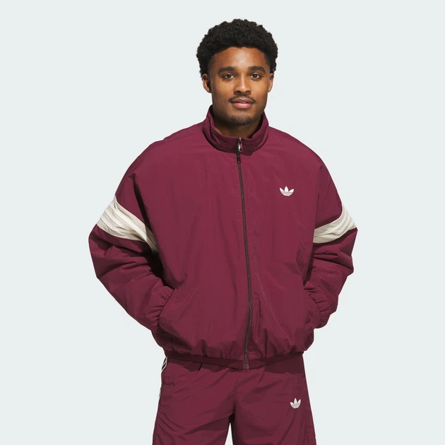 Куртка ORIGINALS TEAM adidas KS8193 (S) Бордовый (4069993920050) - Фото 4 Куртка ORIGINALS TEAM adidas KS8193 (S) Бордовый (4069993920050) - изображение 4