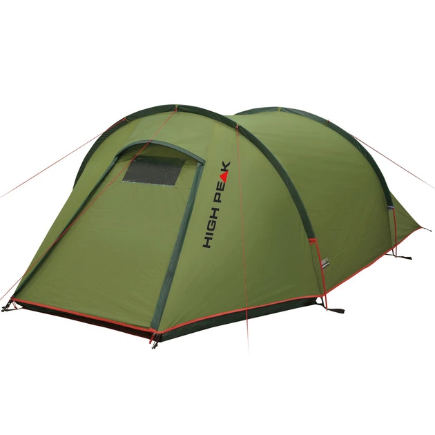 Namiot turystyczny High Peak Kite 3 trzyosobowy z przedsionkiem i moskitierą Oliwkowy 10189 (4001690101899) - obraz 2
