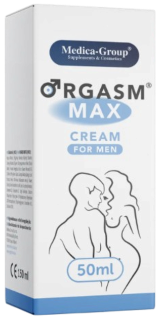 Krem Medica-Group Orgasm Max dla zwiększenia męskiej wrażliwości 50 ml (5905669259644) - Zdjęcie 1 Krem Medica-Group Orgasm Max dla zwiększenia męskiej wrażliwości 50 ml (5905669259644) - obraz 1
