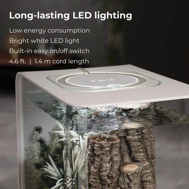 Набір акрилового акваріума biOrb FLOW 30 л 38х39х26 см з білим підсвічуванням 72033 - зображення 6