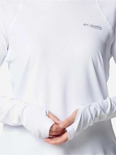 Спортивный лонгслив женский Columbia 919011987 L Белый (1163227180) - Фото 5 Спортивный лонгслив женский Columbia 919011987 L Белый (1163227180) - изображение 5