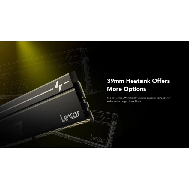 Модуль пам'яті Lexar DDR5 16GB (2x8) THOR 2.0 6000Mhz Black (LD5U08G60C380V-RGD) - зображення 12