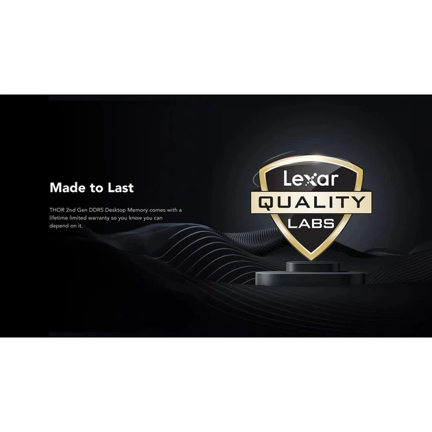 Модуль пам'яті Lexar DDR5 16GB (2x8) THOR 2.0 6000Mhz Black (LD5U08G60C380V-RGD) - зображення 13