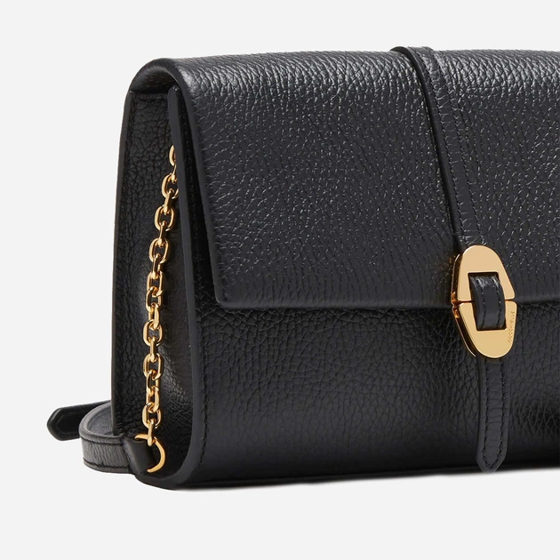 Torebka crossbody damska skórzana Coccinelle E5RCK550101-001 Czarna (800070326747) - obraz 4
