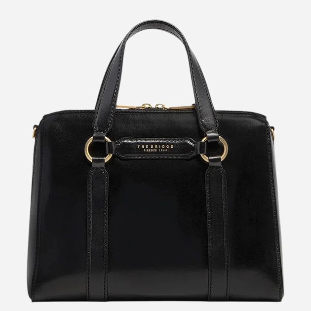 Torebka crossbody damska skórzana The Bridge 04182601-30 Czarna (800070359570) - Zdjęcie 1 Torebka crossbody damska skórzana The Bridge 04182601-30 Czarna (800070359570) - obraz 1