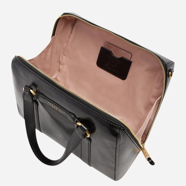 Torebka crossbody damska skórzana The Bridge 04182601-30 Czarna (800070359570) - Zdjęcie 6 Torebka crossbody damska skórzana The Bridge 04182601-30 Czarna (800070359570) - obraz 6