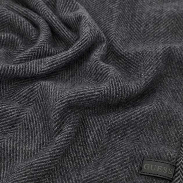 Szal męski wiosenny Guess AM9672POL03-BLA One Size Czarny (800070360419) - Zdjęcie 2 Szal męski wiosenny Guess AM9672POL03-BLA One Size Czarny (800070360419) - obraz 2