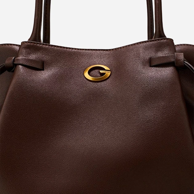 Torebka shopper damska duża Guess HWBG2237230-BRO Brązowa (800070360452) - obraz 3