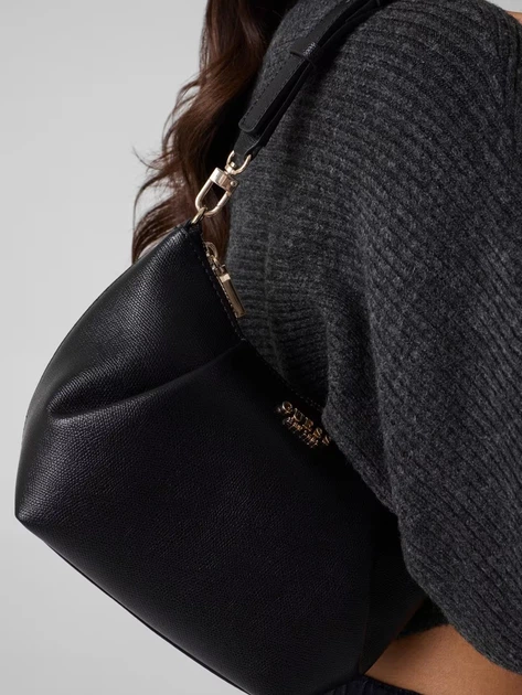 Сумка крос-боді через плече жіноча зі штучної шкіри середня Guess HWBG7898180-BLA Чорна (800070360455) - зображення 3