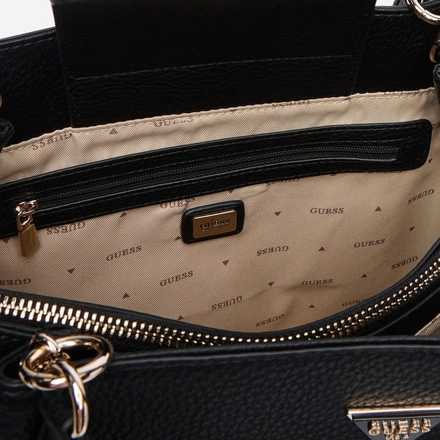 Сумка шопер жіноча зі штучної шкіри Guess HWBG2306230-BLA Чорна (800070360454) - зображення 4