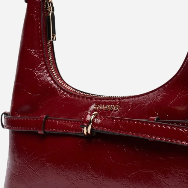 Сумка жіноча зі штучної шкіри маленька Guess HWTG2325770-RED Червона (800070360486) - зображення 4