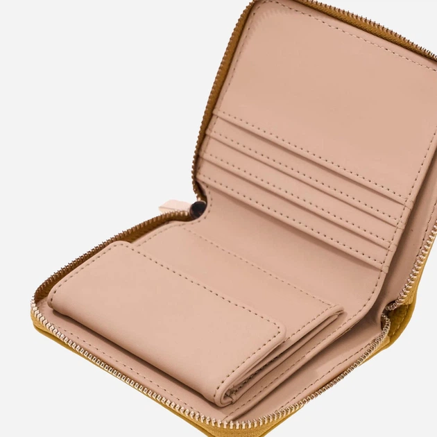 Гаманець жіночий зі штучної шкіри для карток Guess SWBG9735137-TOP Жовтий (800070360500) - зображення 3