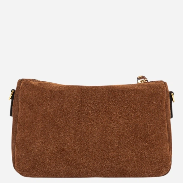 Torebka crossbody damska zamszowa Gianni Chiarini BS-10224-CM-PL-13827 Brązowa (800070361158) - Zdjęcie 2 Torebka crossbody damska zamszowa Gianni Chiarini BS-10224-CM-PL-13827 Brązowa (800070361158) - obraz 2