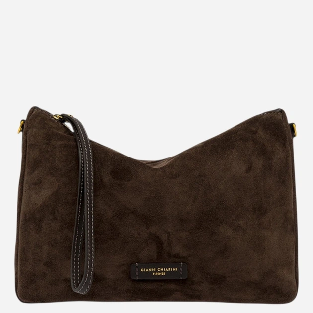 Torebka crossbody damska zamszowa Gianni Chiarini BS-10225-CM-PL-974 Ciemnobrązowa (800070361162) - Zdjęcie 1 Torebka crossbody damska zamszowa Gianni Chiarini BS-10225-CM-PL-974 Ciemnobrązowa (800070361162) - obraz 1