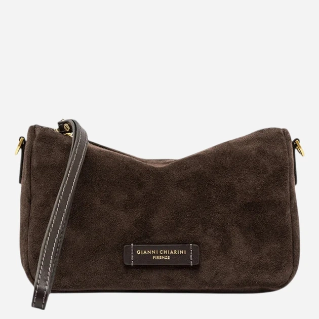 Torebka crossbody damska zamszowa Gianni Chiarini BS-10224-CM-PL-974 Ciemnobrązowa (800070361160) - Zdjęcie 1 Torebka crossbody damska zamszowa Gianni Chiarini BS-10224-CM-PL-974 Ciemnobrązowa (800070361160) - obraz 1