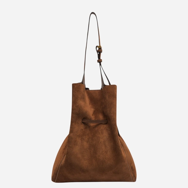 Torebka damska zamszowa Gianni Chiarini BS-11787-CM-PL-099 Brązowa (800070361163) - obraz 3