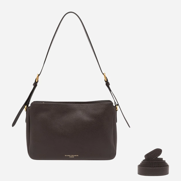 Torebka crossbody damska skórzana Gianni Chiarini BS-12526/COMM-GRN-2107 Brązowa (800070361178) - Zdjęcie 5 Torebka crossbody damska skórzana Gianni Chiarini BS-12526/COMM-GRN-2107 Brązowa (800070361178) - obraz 5