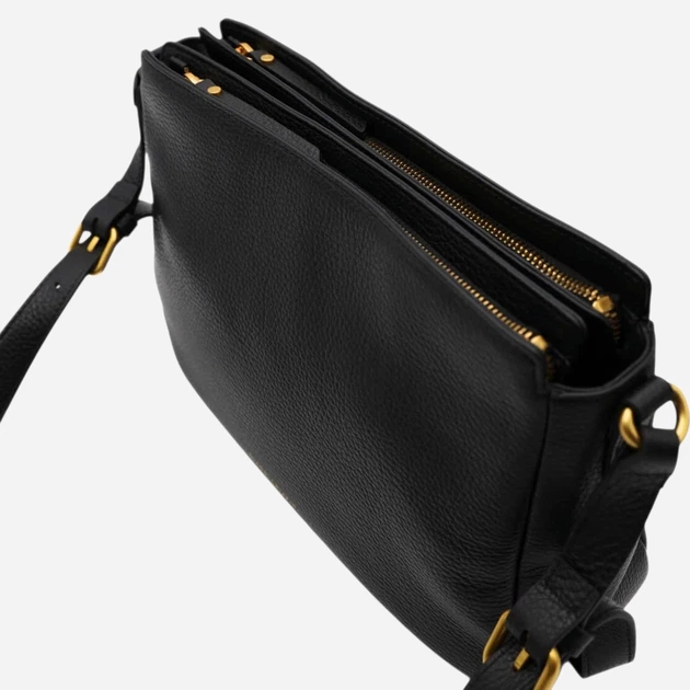 Torebka crossbody damska skórzana Gianni Chiarini BS-12526/COMM-GRN-001 Czarna (800070361176) - Zdjęcie 5 Torebka crossbody damska skórzana Gianni Chiarini BS-12526/COMM-GRN-001 Czarna (800070361176) - obraz 5