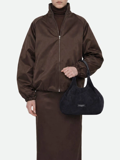 Torebka crossbody damska zamszowa Gianni Chiarini BS-9799-CM-PL-14596 Granatowa (800070361198) - obraz 2