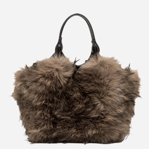 Сумка крос-боді через плече жіноча тканинна маленька Gianni Chiarini BS-12758/COMM-PLCC-RLP-2107 Коричнева (800070361211) - Фото 2 Сумка крос-боді через плече жіноча тканинна маленька Gianni Chiarini BS-12758/COMM-PLCC-RLP-2107 Коричнева (800070361211) - зображення 2