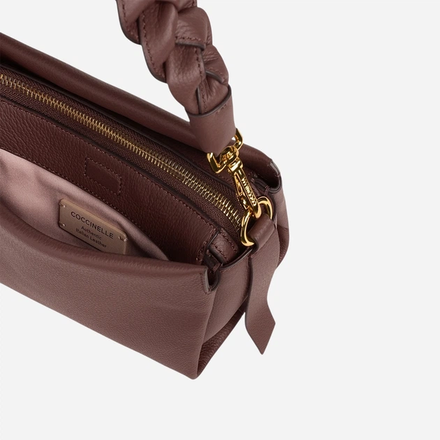 Torebka crossbody damska skórzana Coccinelle E1M50580101-953 Taupe (800070363590) - Zdjęcie 4 Torebka crossbody damska skórzana Coccinelle E1M50580101-953 Taupe (800070363590) - obraz 4