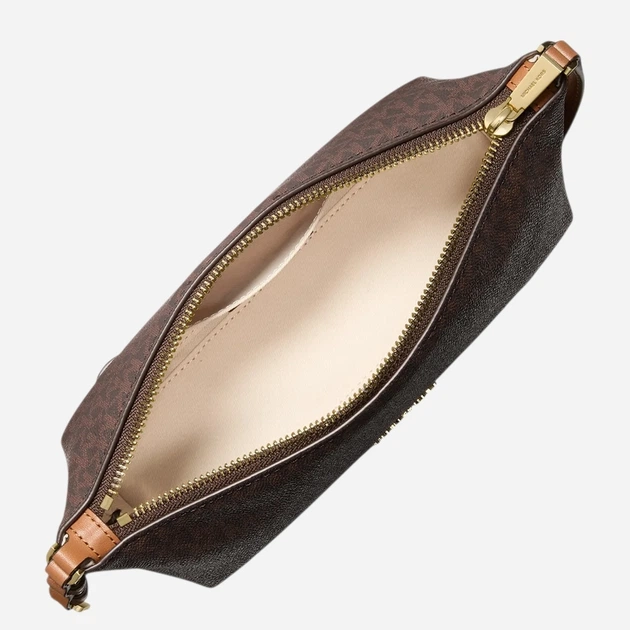 Torebka bagietka damska mała Michael Kors 32F6G9IC5B-252 Brązowa (800070364519) - obraz 4
